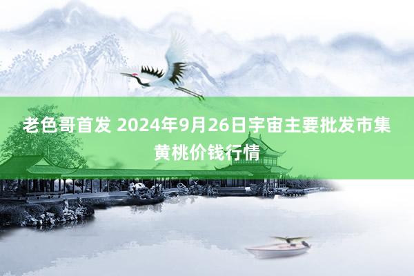 老色哥首发 2024年9月26日宇宙主要批发市集黄桃价钱行情