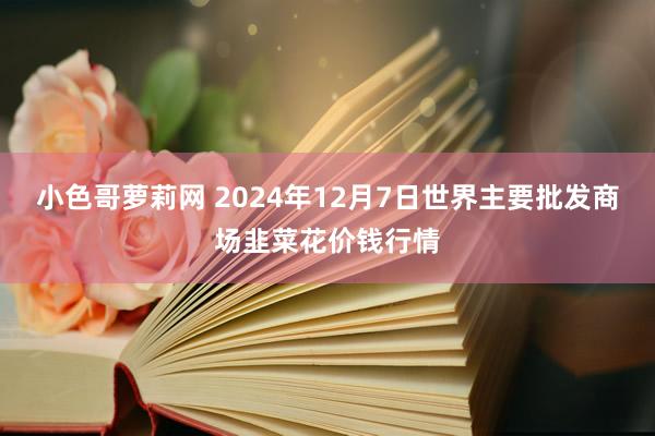 小色哥萝莉网 2024年12月7日世界主要批发商场韭菜花价钱行情