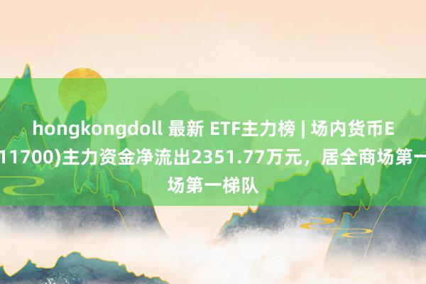 hongkongdoll 最新 ETF主力榜 | 场内货币ETF(511700)主力资金净流出2351.77万元，居全商场第一梯队