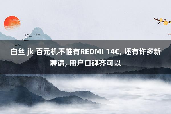 白丝 jk 百元机不惟有REDMI 14C， 还有许多新聘请， 用户口碑齐可以